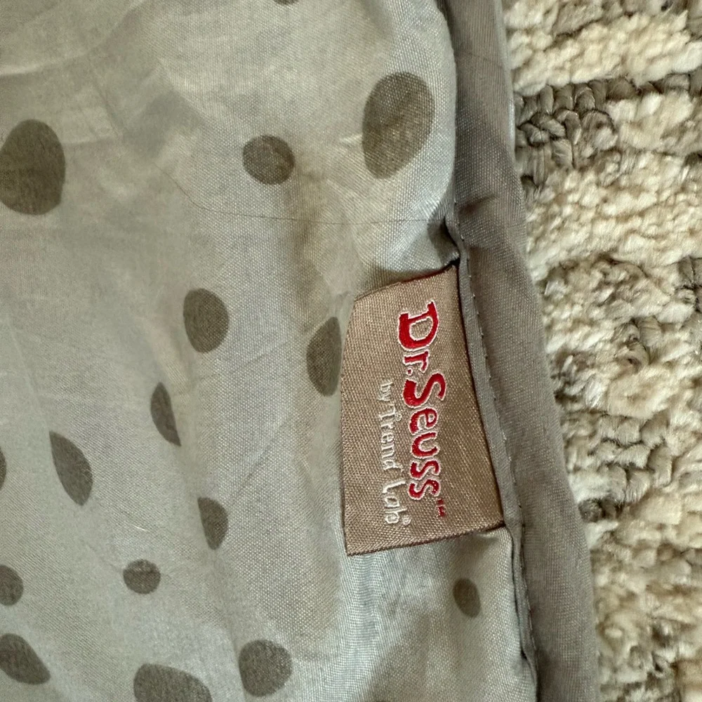 Dr. Seuss Peek-a-Boo Cat in The Hat Baby/Toddler Comforter Blanket- Quilt - Picture 9 of 11